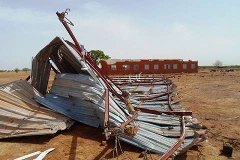 Infrastructures scolaires au Nord : L’école de Tangzoug-Yargo décoiffée