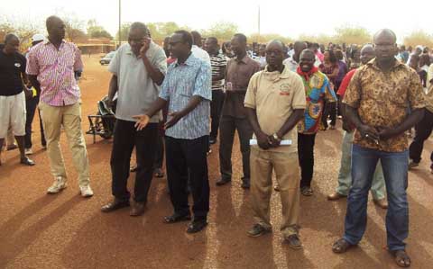 Marche-Meeting CCVC/Nord : Les travailleurs du Yatenga exigent du gouvernement des actes concrets