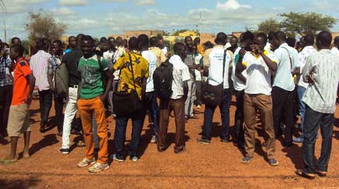 Centre Universitaire Polytechnique de Ouahigouya : Les étudiants ont manifesté pour demander de meilleures conditions de vie et d’étude 